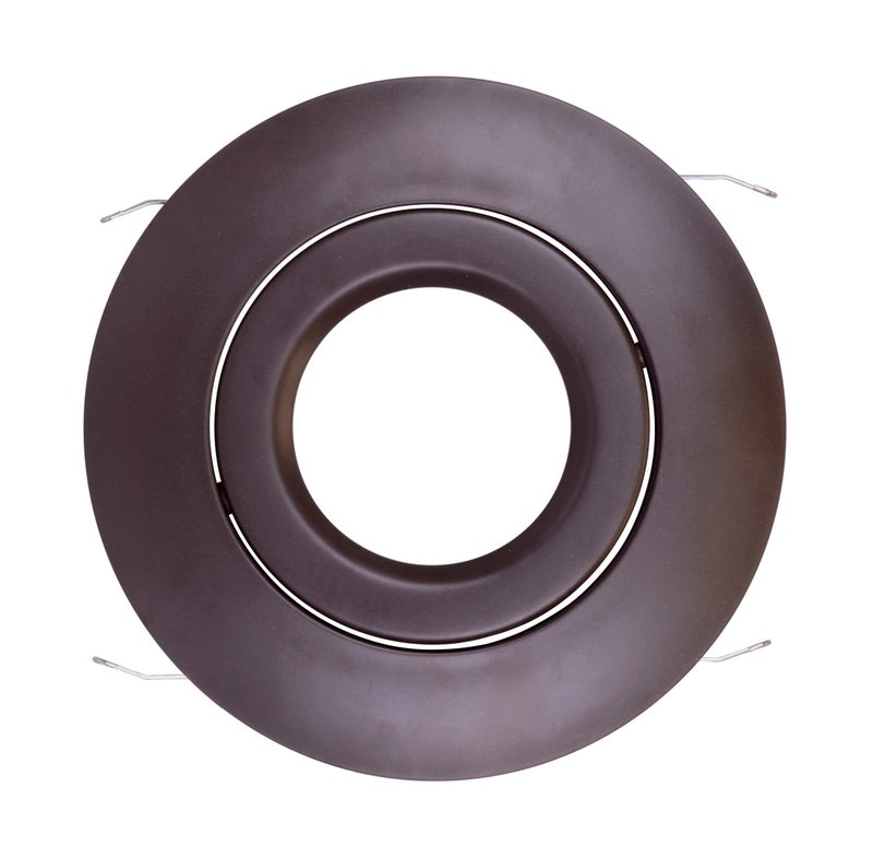 Nicor إطار حلقة جيمبال مدمج من NICOR Lighting مقاس 6 بوصات بلون برونزي مصقول بالزيت، يناسب حاويات مقاس 6 بوصات (17558OB) - Image 4